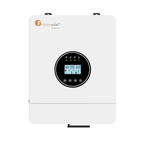 Комплект резервного живлення Felicity IVEM6048-II 6 кВт + LiFePO4 акумулятор Felicity FLA48100-EU 51.2В 100Аг 5.12 кВт&middot;год BS1971 фото