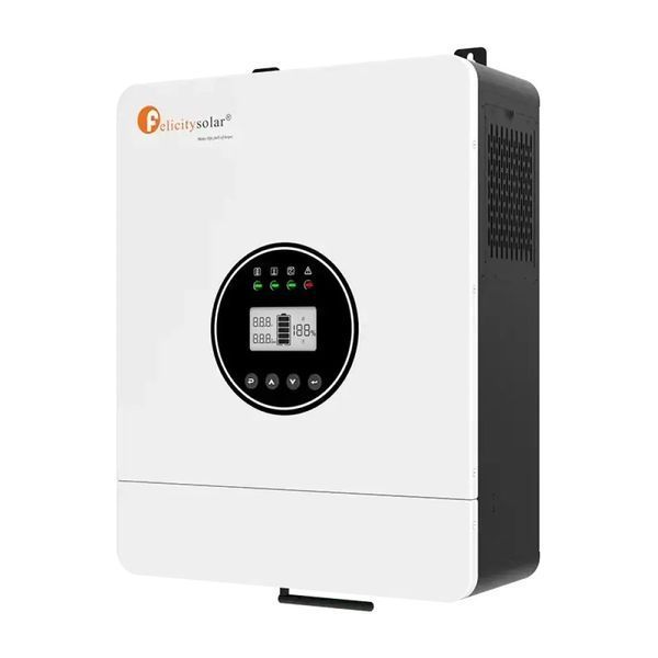 Комплект резервного живлення Felicity IVEM6048-II 6 кВт + LiFePO4 акумулятор Felicity FLA48100-EU 51.2В 100Аг 5.12 кВт&middot;год BS1971 фото