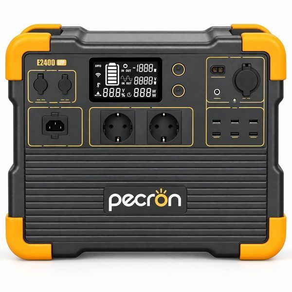 Зарядна станція Pecron E2400LFP 2400 Вт 2048 Вт&middot;год LiFePO4 UPS чиста синусоїда BS2077 фото