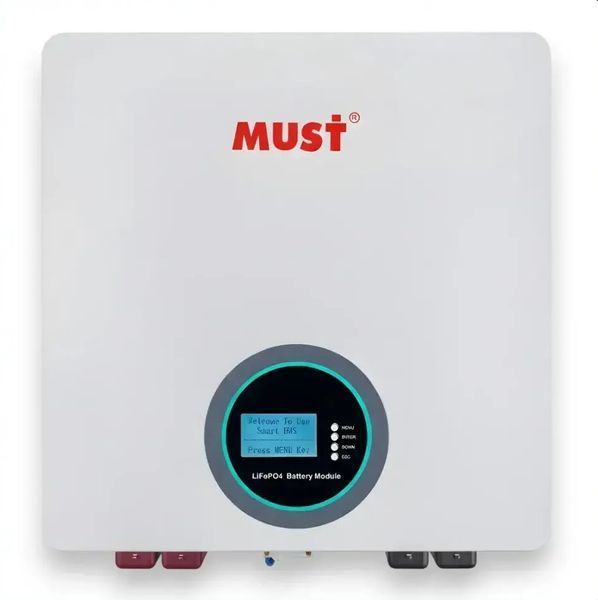 Комплект резервного живлення MUST PV18-3624 PREM 3.6 кВт + LiFePO4 акумулятор MUST LP16-24320 25.6В 320Аг 7.5 кВт&middot;год BS2049 фото